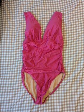 J. Crew Hot Pink One-Piece Swim Bathingsuit